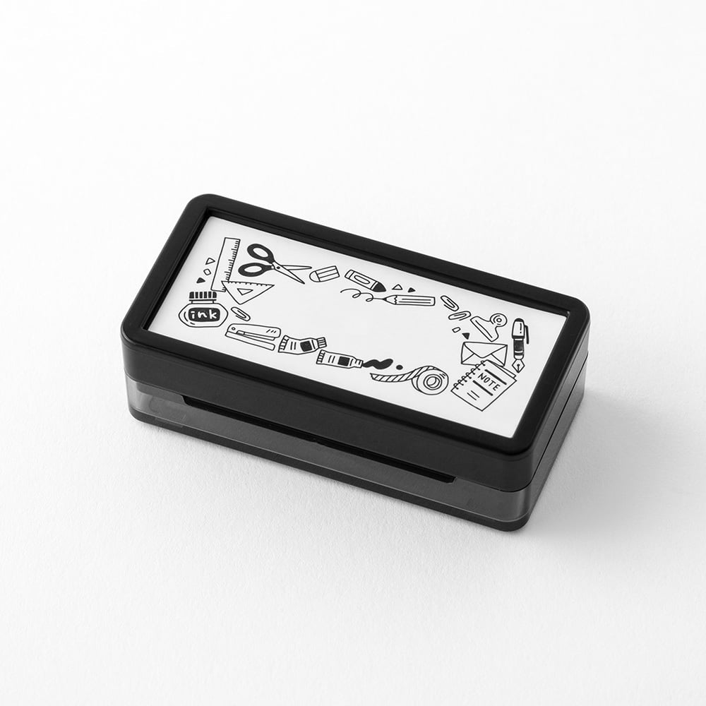 Midori Pre-Inked Stempel Midori pre-inked Stamp - Stationary - rechteckiger Stempel zum Kolorieren bei Nauli and Stories
