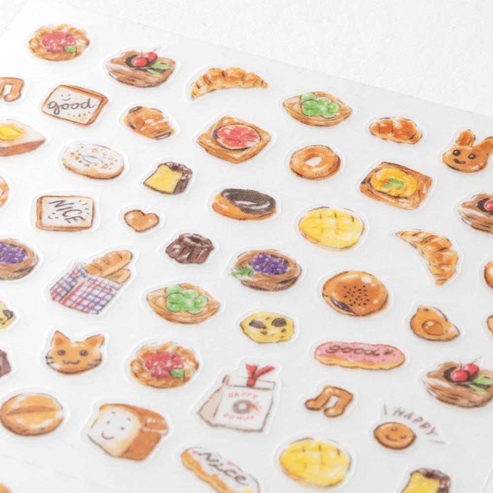 Midori Sticker Bread Diary Sticker bei Nauli and Stories