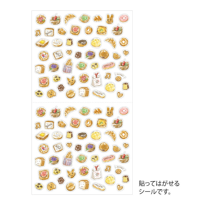 Midori Sticker Bread Diary Sticker bei Nauli and Stories
