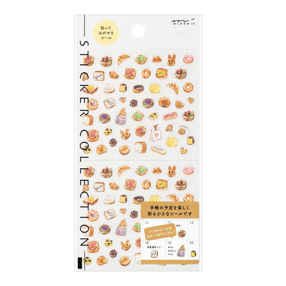 Midori Sticker Bread Diary Sticker bei Nauli and Stories