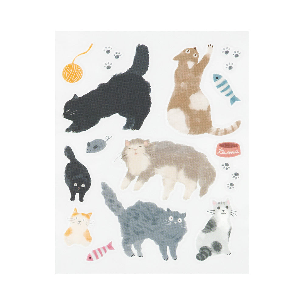 Midori Sticker Glossy Transfersticker Cat bei Nauli and Stories