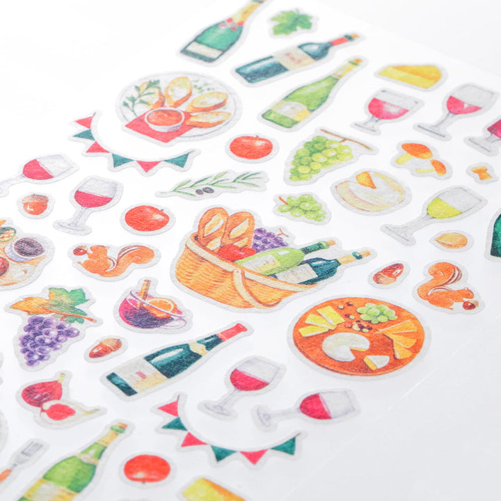 Midori Sticker Stationary Sticker Wein bei Nauli and Stories