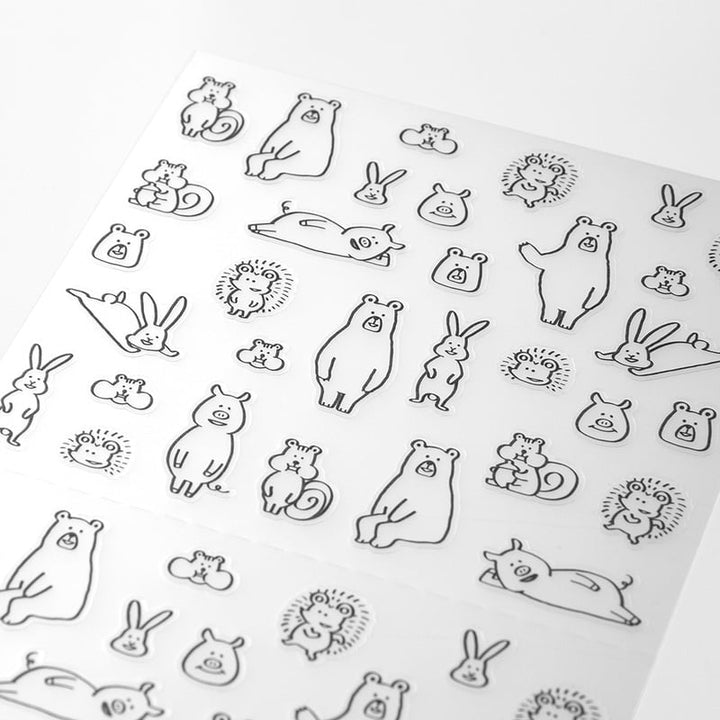 Midori Sticker Sticker Chat Forest Animals bei Nauli and Stories