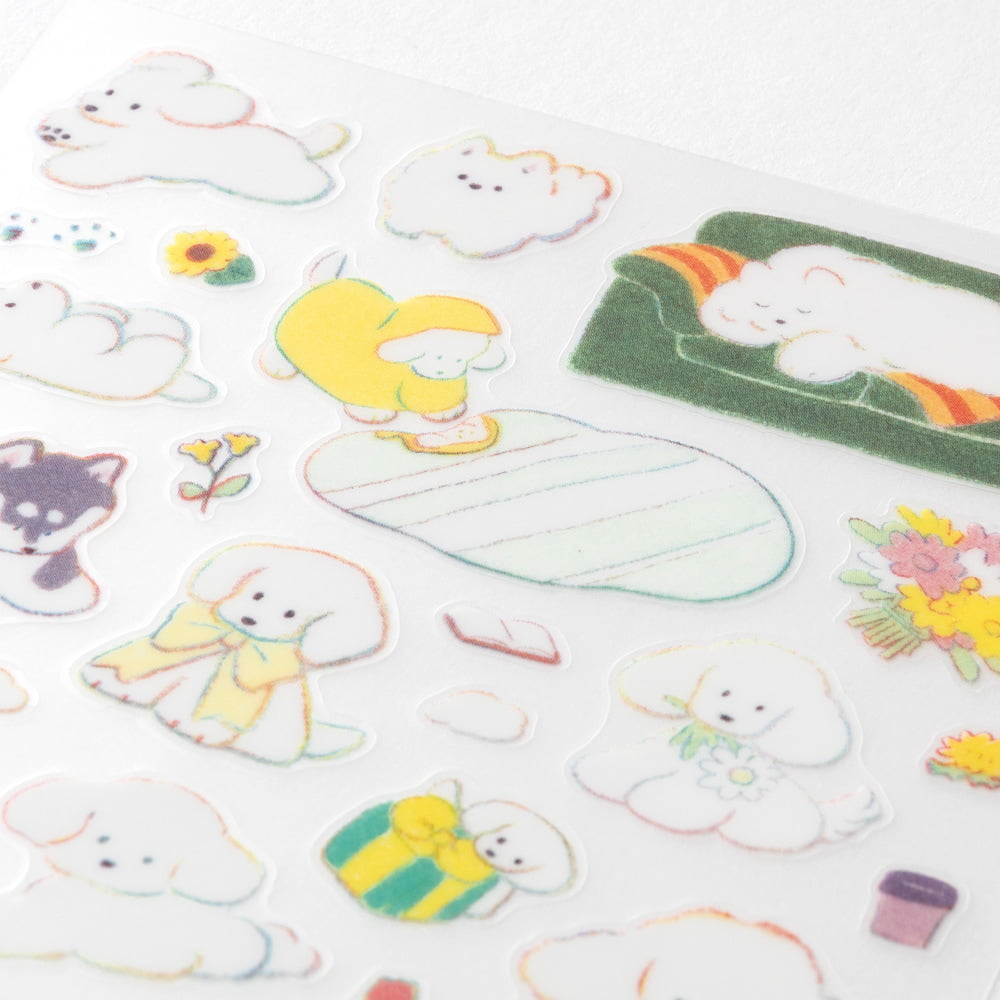 Midori Sticker Sticker Dog Colour bei Nauli and Stories