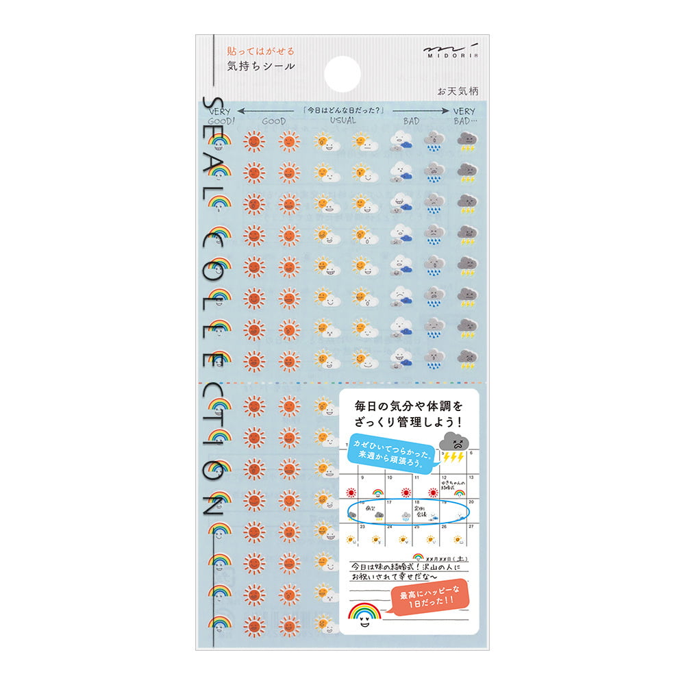 Midori Sticker Sticker Feelings Weather bei Nauli and Stories