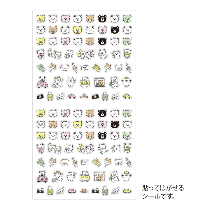 Midori Sticker Sticker Pictograph Bear bei Nauli and Stories
