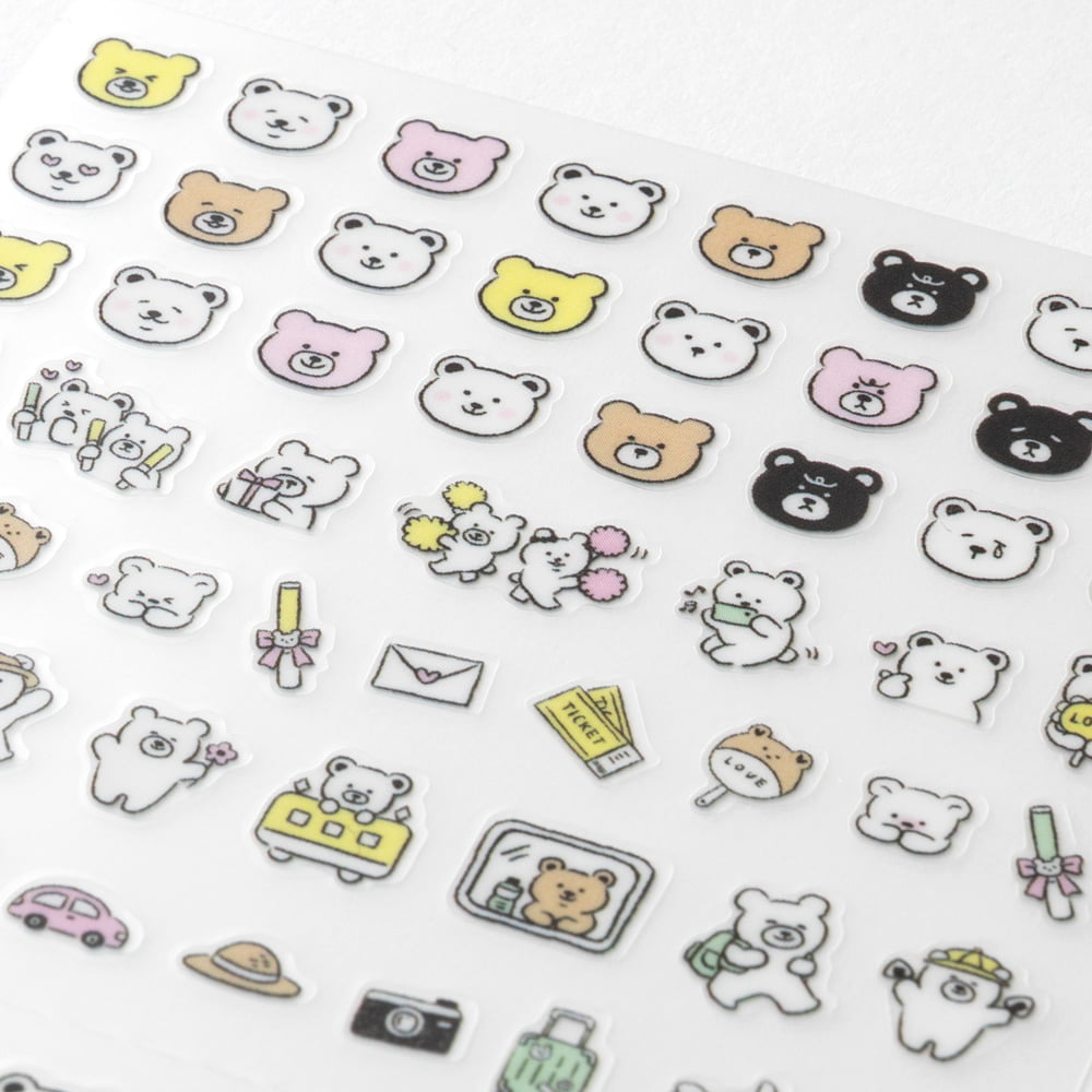 Midori Sticker Sticker Pictograph Bear bei Nauli and Stories