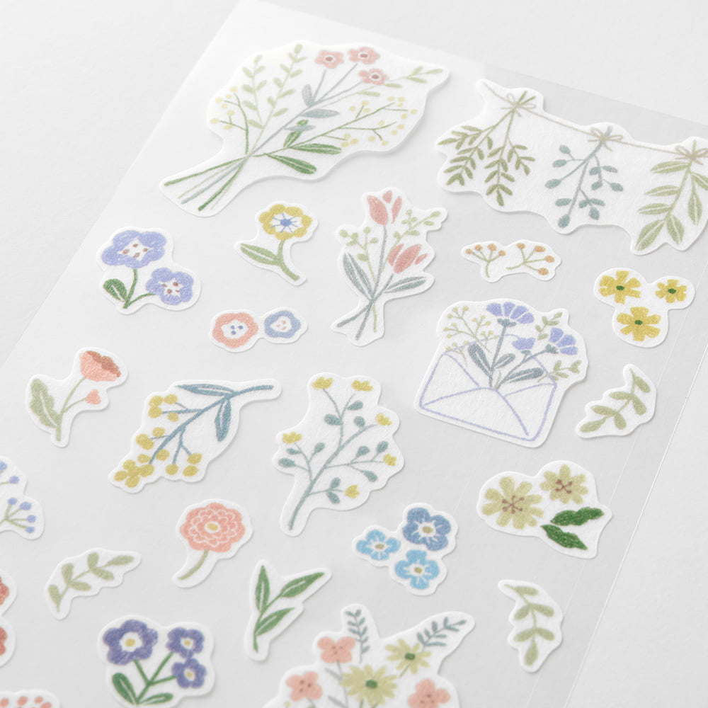 Midori Sticker Sticker Two Sheets Flower bei Nauli and Stories