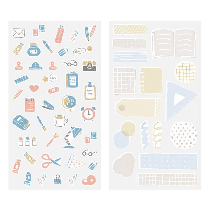 Midori Sticker Sticker Two Sheets Stationery