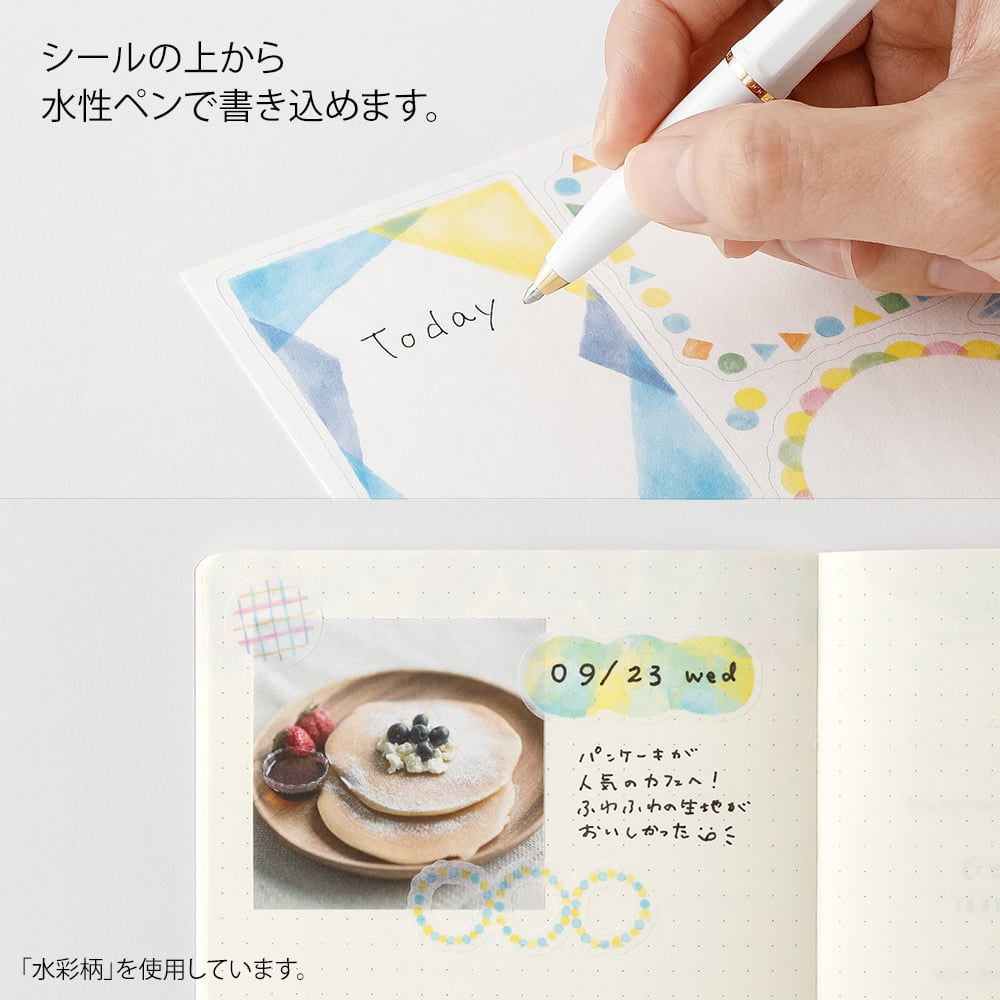 Midori Sticker Yuru Log Sticker Two Sheets Cat - Katzen Sticker bei Nauli and Stories