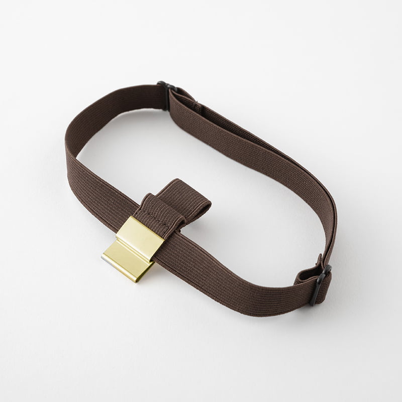 Midori Stiftehalter Stiftehalter für Notizbücher B6 - A5 Brown bei Nauli and Stories