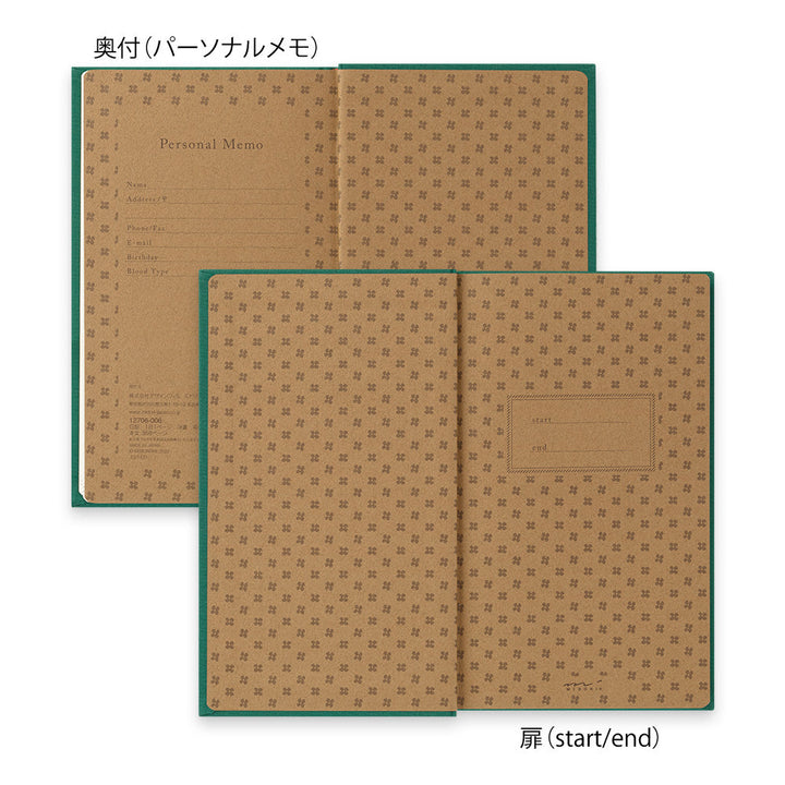 Midori Tagebuch Daily Diary 1 Day 1 Page Flower - My Stories and Memories bei Nauli and Stories