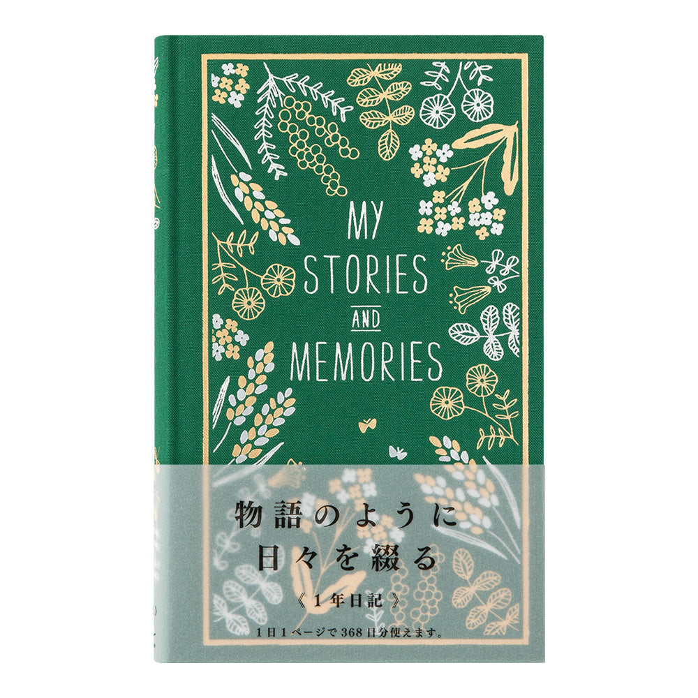 Midori Tagebuch Daily Diary 1 Day 1 Page Flower - My Stories and Memories bei Nauli and Stories