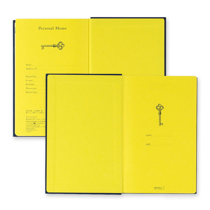 Midori Tagebuch Daily Diary 10 Years Blue Gate bei Nauli and Stories