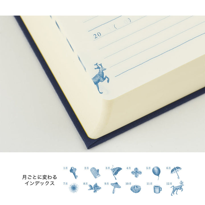 Midori Tagebuch Daily Diary 10 Years Blue Gate