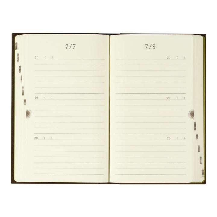 Midori Tagebuch Daily Diary 3 Years Gate Brown bei Nauli and Stories