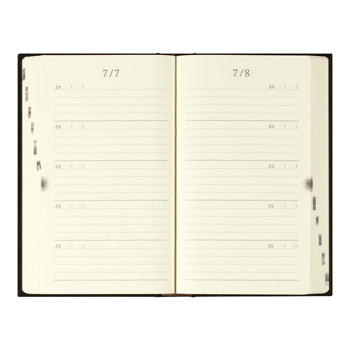 Midori Tagebuch Daily Diary 5 Years Gate Black bei Nauli and Stories