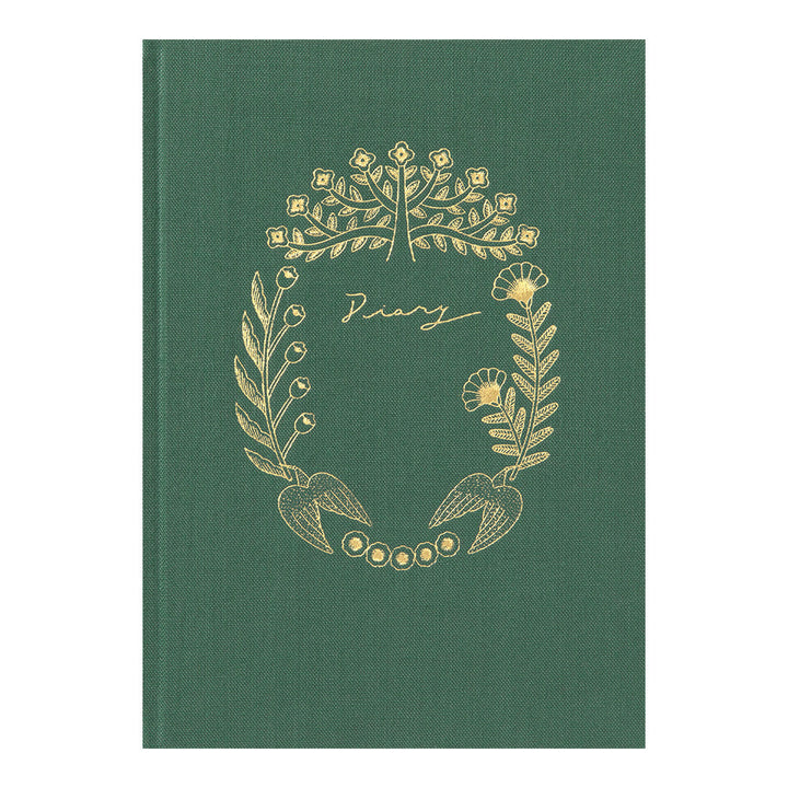 Midori Tagebuch Diary Soft Flower & Bird - Tagebuch bei Nauli and Stories