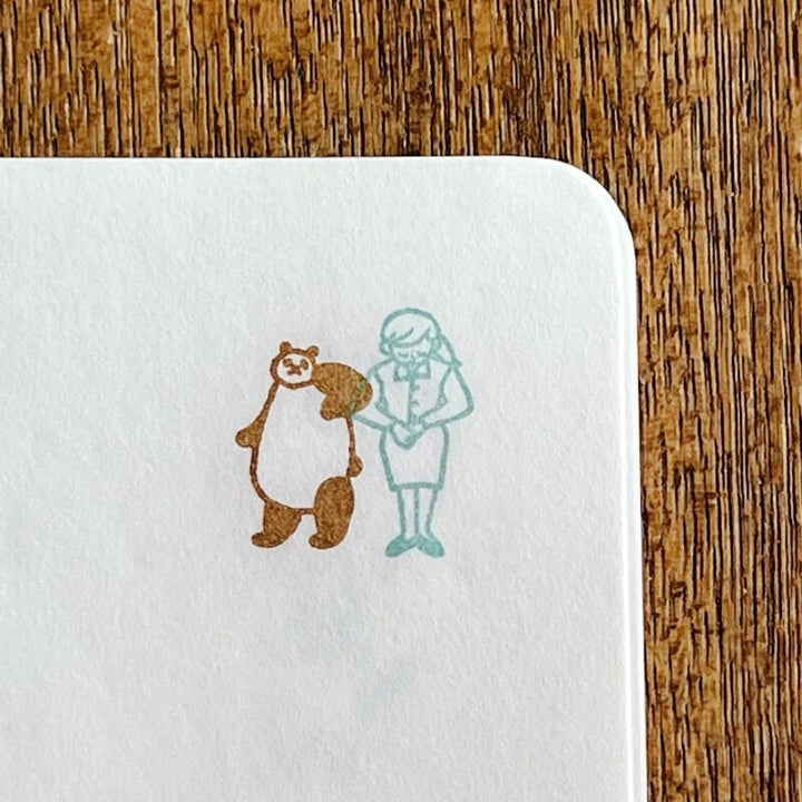 Mizushima Stempel JIZAI Clear Stamp POCKET Nan-nidemo Mazari-tai 02 bei Nauli and Stories