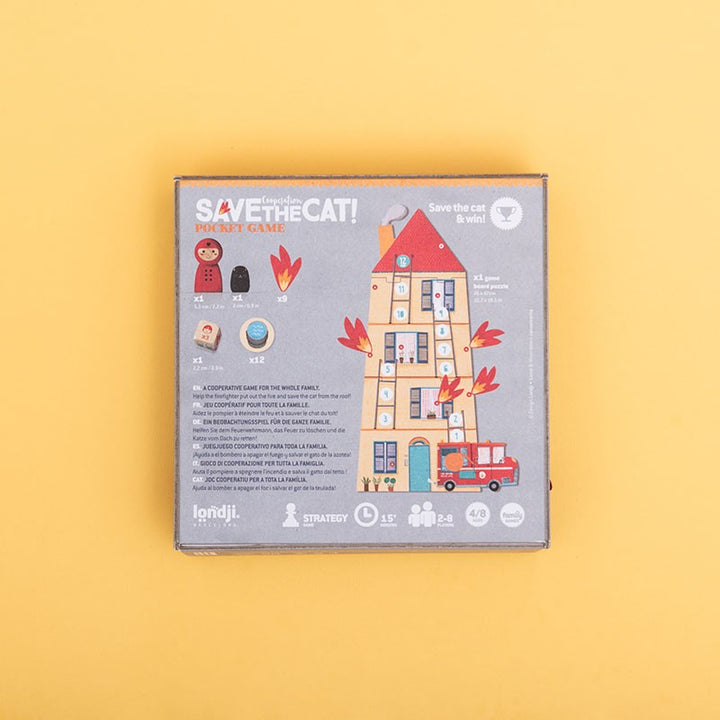 Londji Brettspiel Save the Cat! - Kooperationsspiel - Pocket bei Nauli and Stories