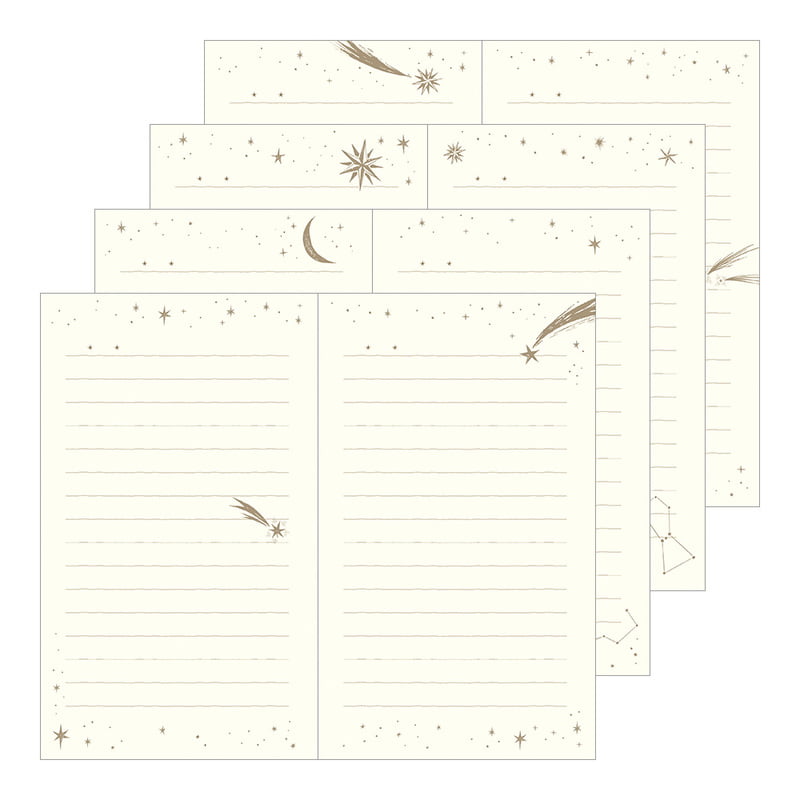 Midori Tagebuch Daily Diary Stars 1 Day 1 Page bei Nauli and Stories