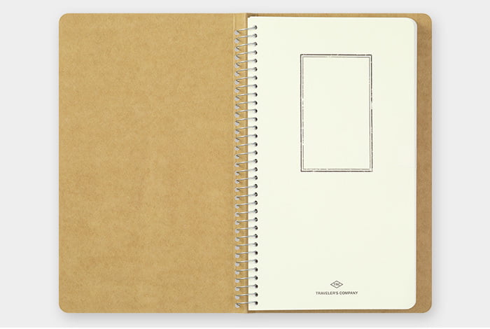 Traveler's Company Notizbuch TRC SPIRAL RING NOTEBOOK A5 Slim MD White bei Nauli and Stories