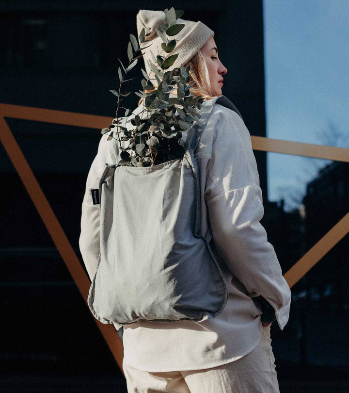 Notabag Einkaufstasche Notabag - Rucksack / Tasche - grau bei Nauli and Stories
