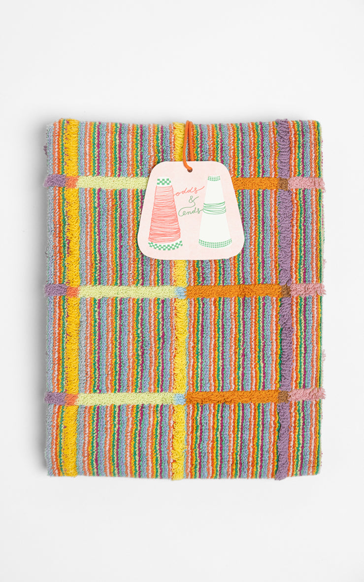 Odds & Ends Badematte Frottee Badematte #69 criss cross, 60x80cm bei Nauli and Stories