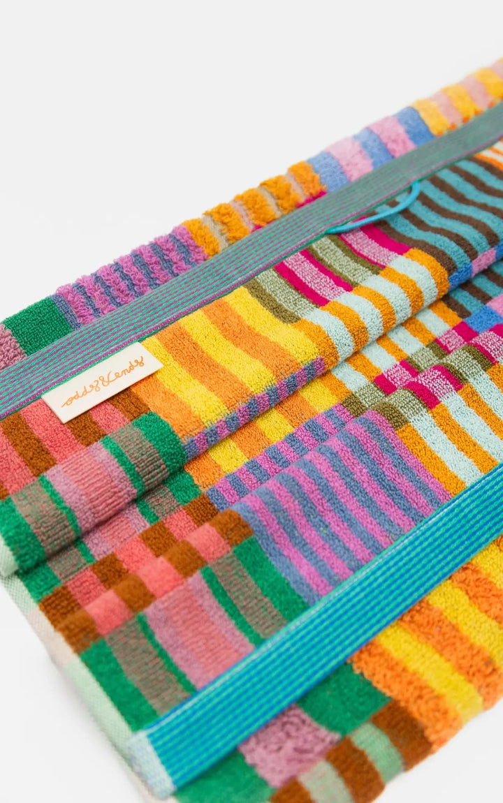 Odds & Ends Badematte Frottee Badematte Tulip Quilt #49, 60 × 80 cm bei Nauli and Stories