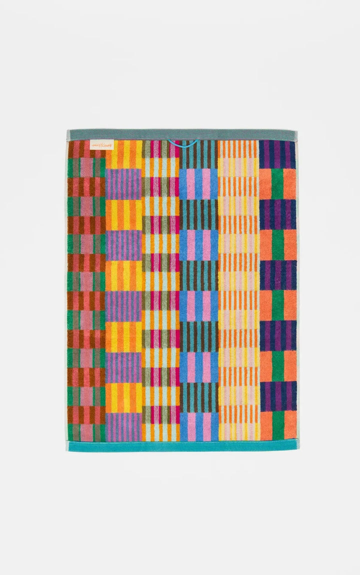 Odds & Ends Badematte Frottee Badematte Tulip Quilt #49, 60 × 80 cm bei Nauli and Stories