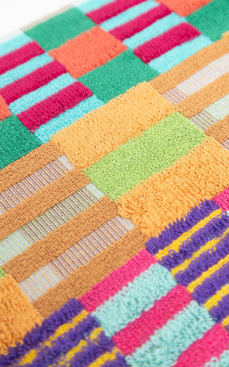 Odds & Ends Badematte Frottee Badematte Tulip Quilt #74, 60 × 80 cm bei Nauli and Stories