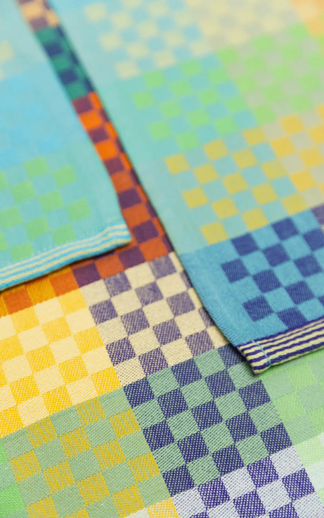 Odds & Ends Geschirrtücher Geschirrtuch aus Baumwolle Checkered Check #57B, 50 × 70 cm bei Nauli and Stories