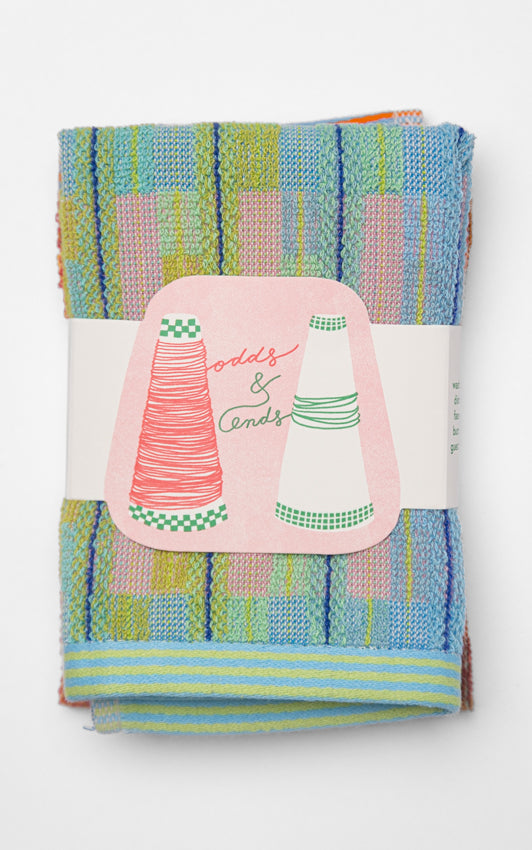 Odds & Ends Handtücher 2er Pack- saugfähige Baumwoll- Handtücher  #61 Basket, 30x30cm bei Nauli and Stories