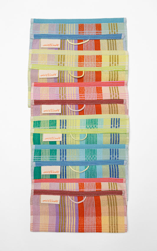 Odds & Ends Handtücher 2er Pack- saugfähige Baumwoll- Handtücher #64 Wild Weave, 30x30cm bei Nauli and Stories