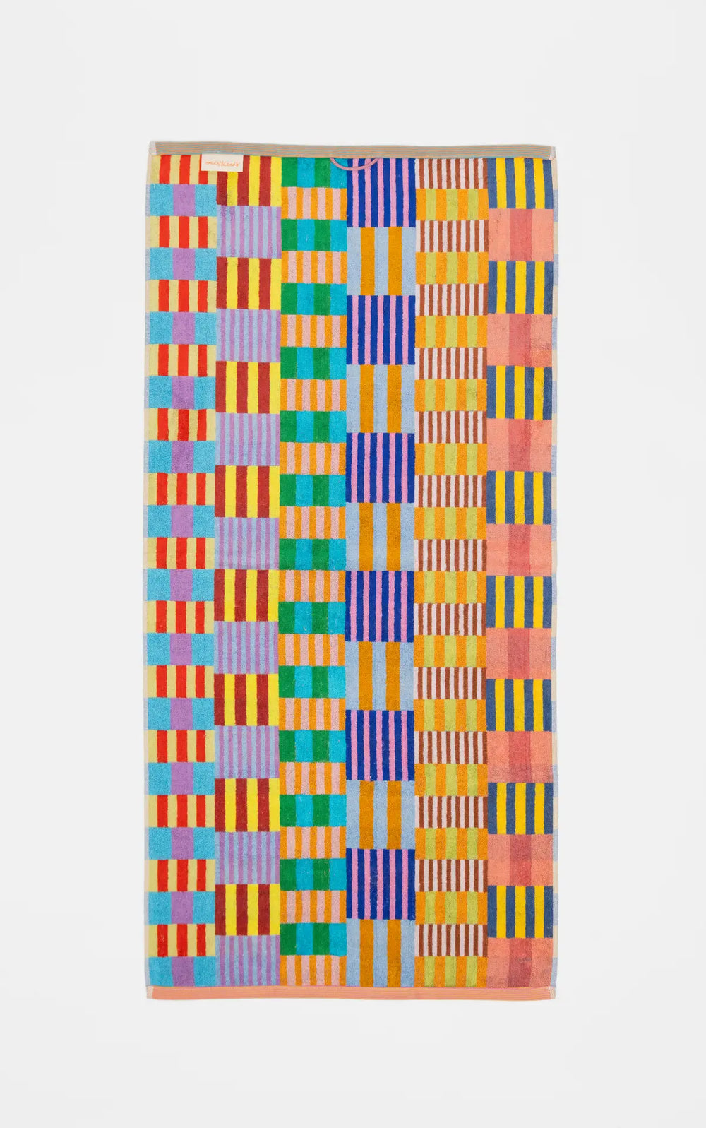 Odds & Ends Handtücher Frottee Badehandtuch #48 tulip quilt 60x120cm bei Nauli and Stories