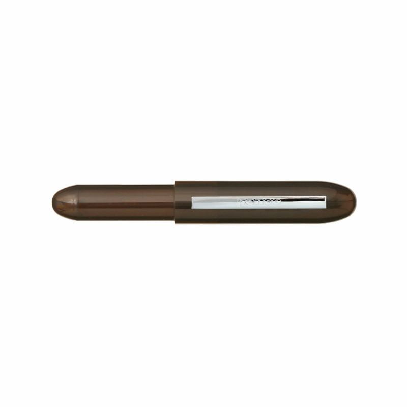 Penco Kugelschreiber Bullet Ballpoint Pen Light - Clear Brown bei Nauli and Stories