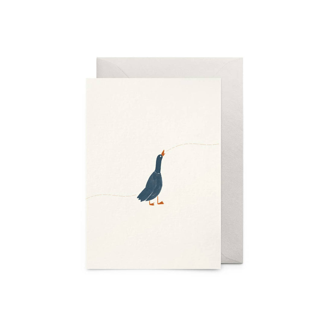 Petit Gramme Grußkarte Grußkarte | L'Oie | Schwarze Gans bei Nauli and Stories