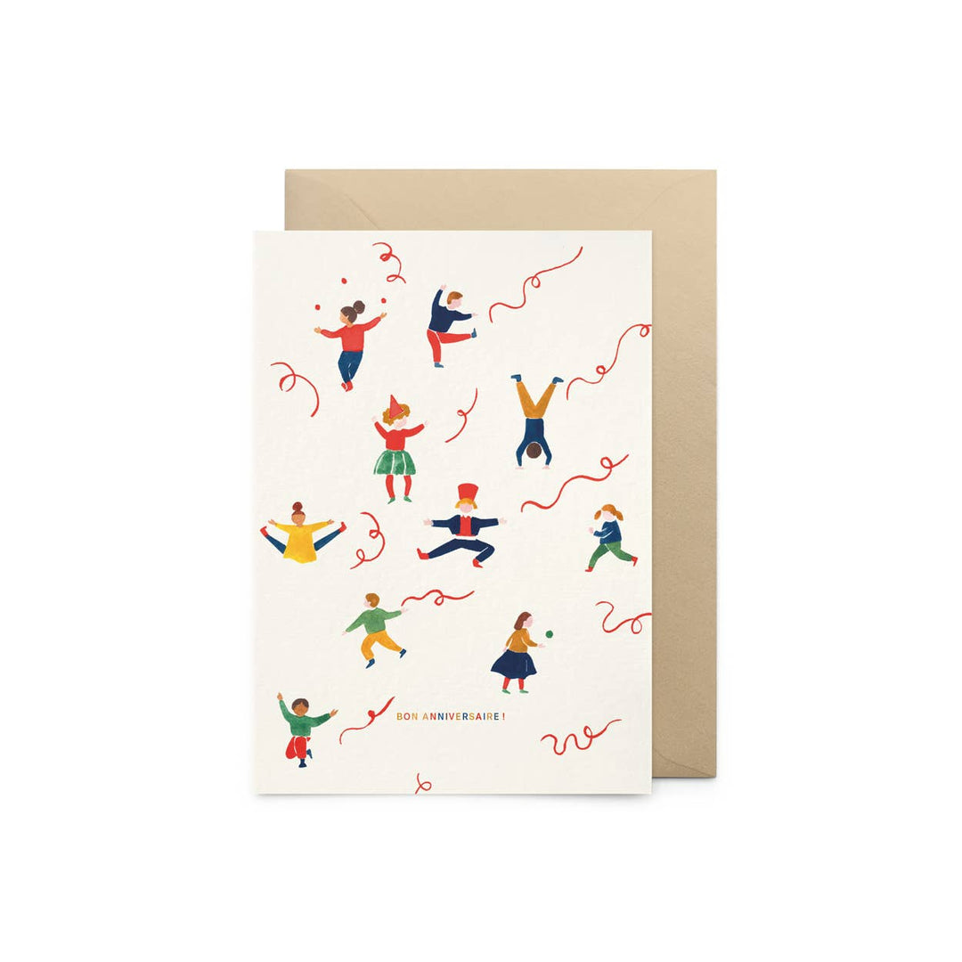 Petit Gramme Geburtstagskarte Geburtstagskarte | BON ANNIVERSAIRE! | Tanz bei Nauli and Stories