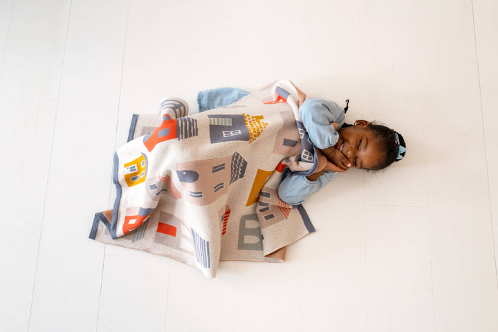 Sophie Home Babydecke Babydecke aus Baumwolle -  City Multi bei Nauli and Stories
