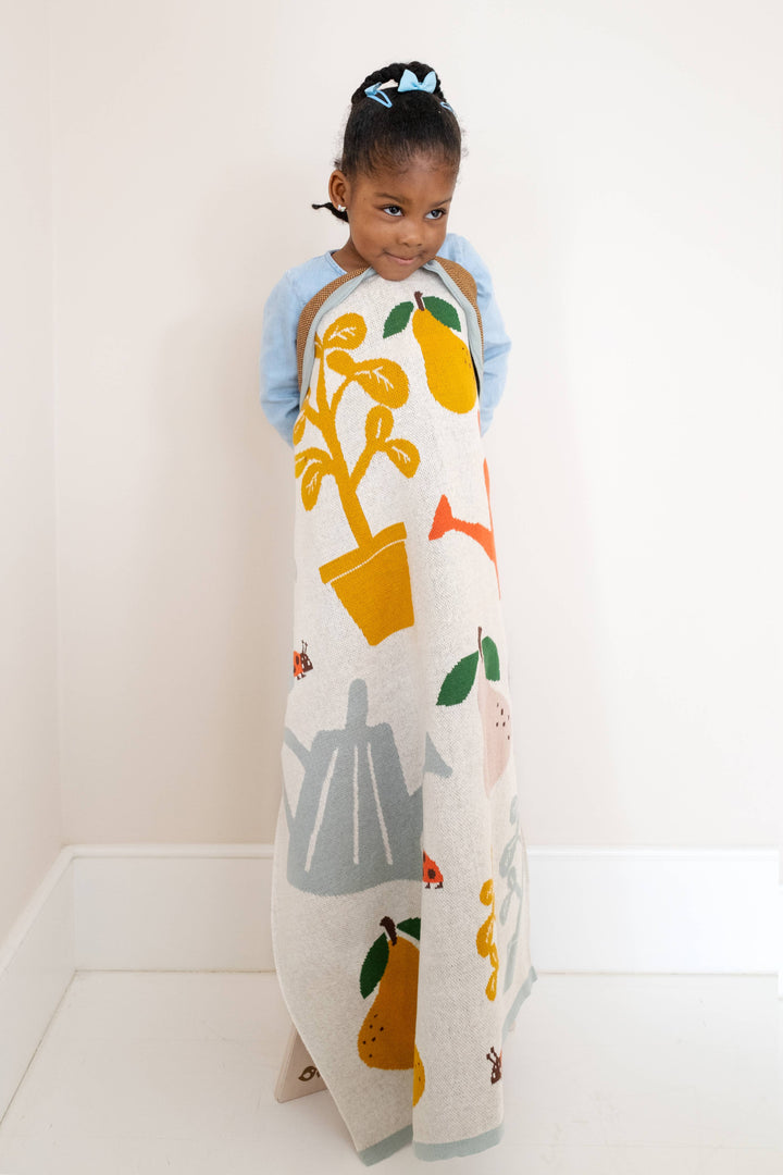 Sophie Home Babydecke Babydecke aus Baumwolle: Garden Multi bei Nauli and Stories