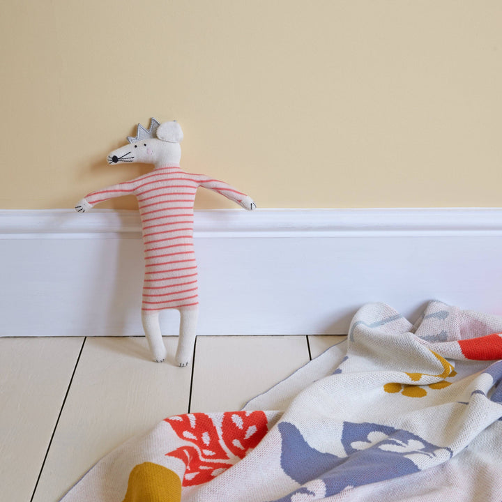 Sophie Home Kuscheltier Kuscheltier aus Baumwollstrick, Partymaus, Rosa bei Nauli and Stories