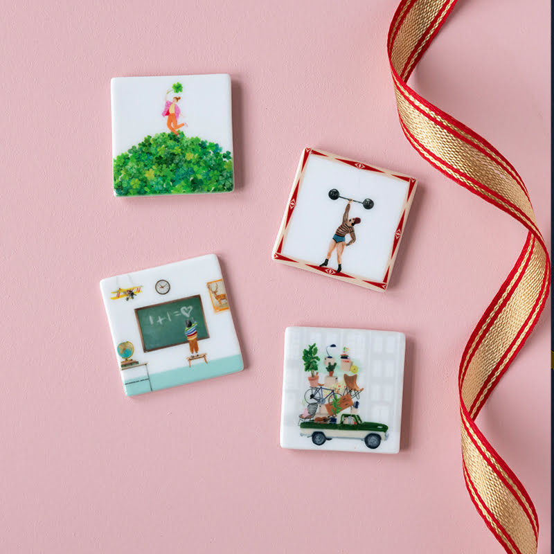 StoryTiles Magnet Find your luck - Storytiles Mini - Magnet bei Nauli and Stories