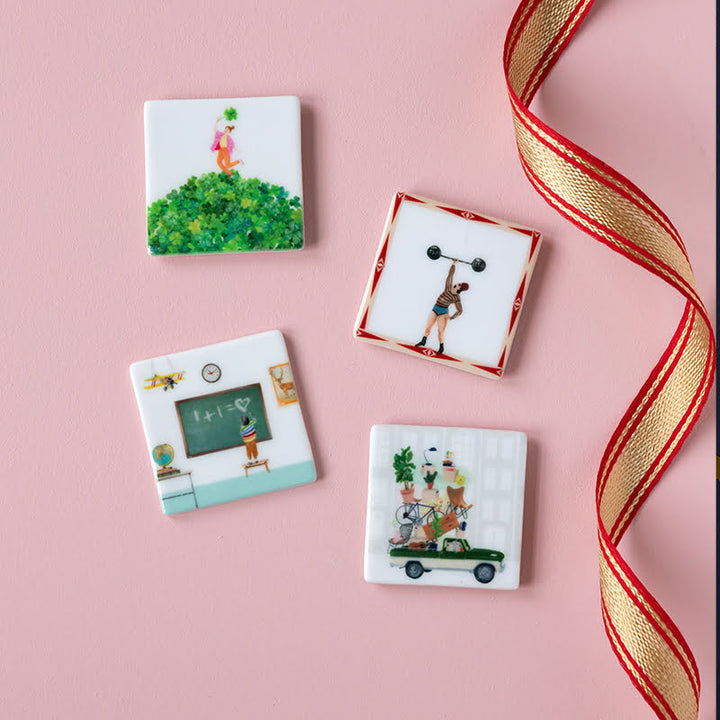 StoryTiles Magnet Find your luck - Storytiles Mini - Magnet bei Nauli and Stories