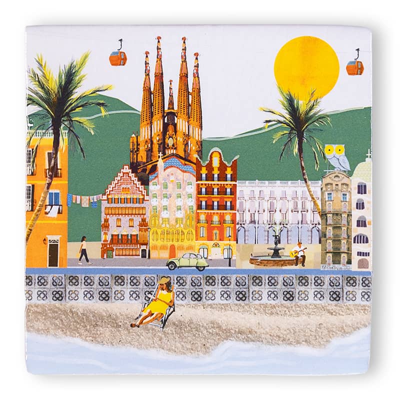 StoryTiles StoryTiles 10x10cm Barcelona vibrante - StoryTiles bei Nauli and Stories