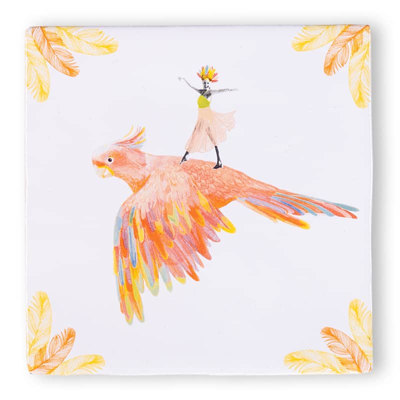 StoryTiles StoryTiles 10x10cm Bird Of Paradise - StoryTiles bei Nauli and Stories