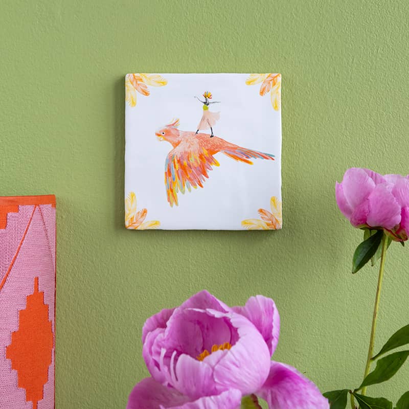 StoryTiles StoryTiles 10x10cm Bird Of Paradise - StoryTiles bei Nauli and Stories