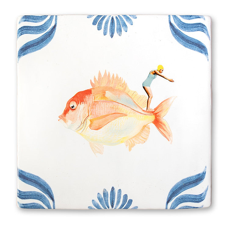 StoryTiles StoryTiles 20x20cm Dive fearlessly - StoryTiles - 20x20cm StoryTiles Large bei Nauli and Stories