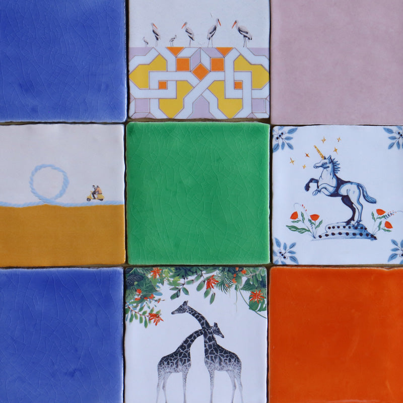 StoryTiles StoryTiles 13x13cm Always by your side - Giraffen - Medium - StoryTiles bei Nauli and Stories