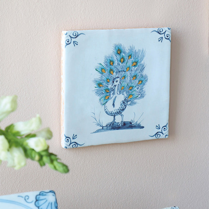 StoryTiles StoryTiles 13x13cm Fierce and Proud - Pfau - Medium -  StoryTiles bei Nauli and Stories