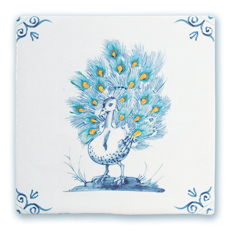 StoryTiles StoryTiles 10x10cm Fierce and Proud - Pfau - StoryTiles bei Nauli and Stories